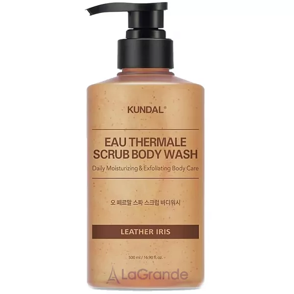 Kundal Eau Thermale Scrub Body Wash Leather Iris ����-����� ��� ���� � ������� ������ � ����������, ������ 