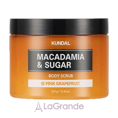 Kundal Macadamia & Sugar Body Scrub Pink Grapefruit    