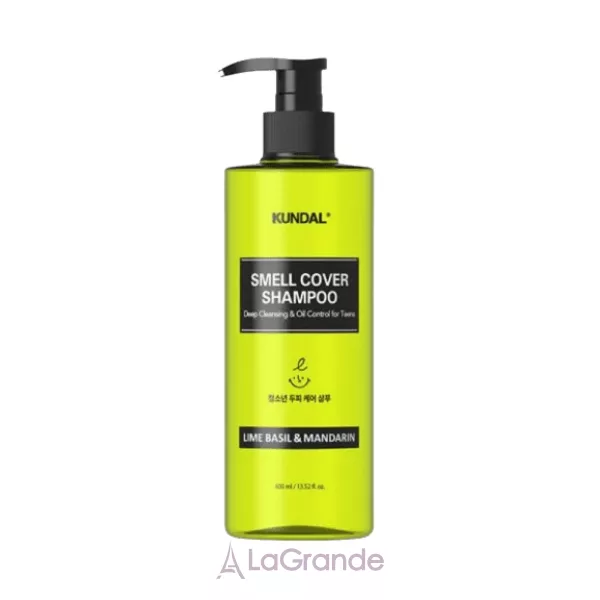 Kundal All Day Smell Cover Teens Shampoo Lime Basil & Mandarin ������� ��� ���������� ������ �������� 