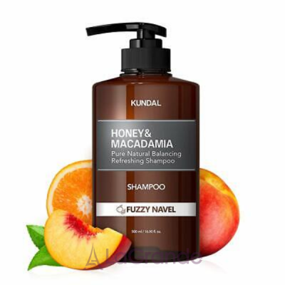 Kundal Honey & Macadamia Shampoo Fuzzy Navel      