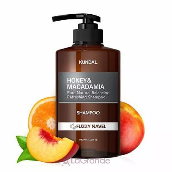 Kundal Honey & Macadamia Shampoo Fuzzy Navel ������������� ����������������� ������� ��� ����� 