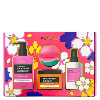 Kundal Bath & Body Gift Set Cherry Blossom         