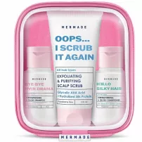 Mermade Try Kit Hair Care ����� � ���������� (shmp/85ml + cond/85ml + scrub/100ml + bag)