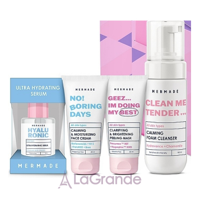 Mermade Hydrate Your Skin   (mask/50ml + cr/50ml + foam/150ml + serum/30ml)