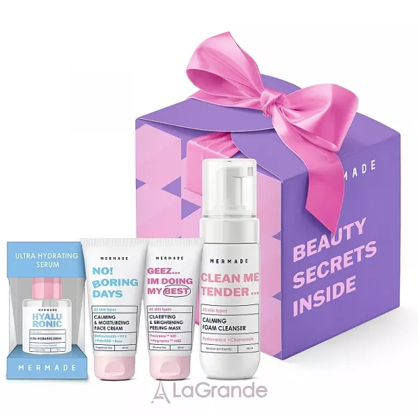 Mermade Hydrate Your Skin ������������ ���� (mask/50ml + cr/50ml + foam/150ml + serum/30ml)