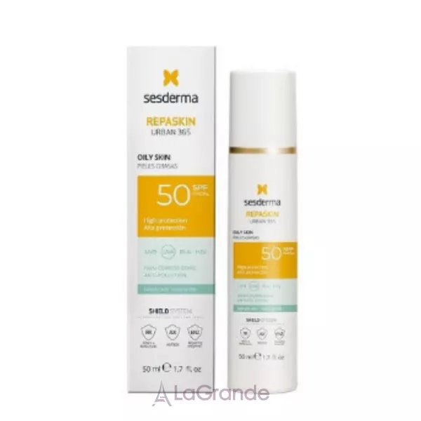 SesDerma Repaskin Urban 365 Cream Oily Skin SPF 50 ������������� ���� ��� ����� ����