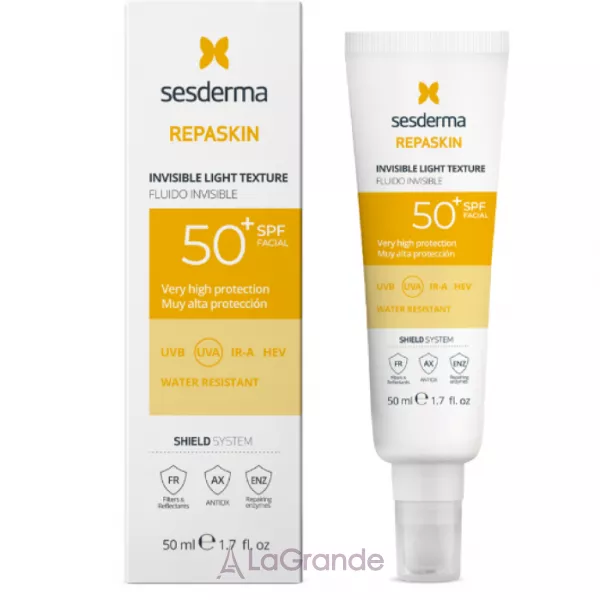 SesDerma Repaskin Invisible Light Texture SPF50+ ��������� ������������� ���� ��� �������