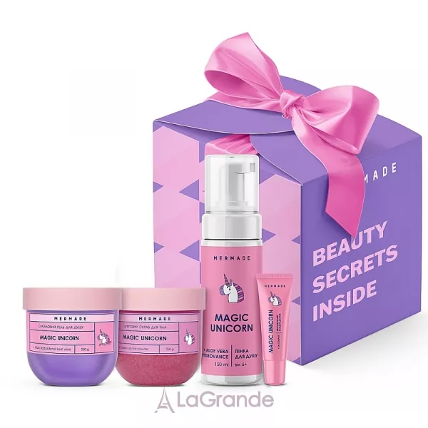 Mermade Magic Unicorn Party ���������� ����� (foam/150ml + b/scr/250g + lip/balm/10g + sh/gel/200g)