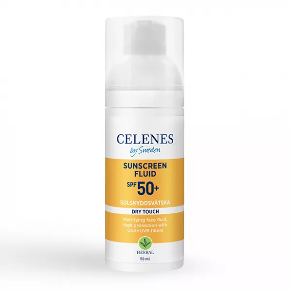 Celenes Sunscreen Dry Touch Fluid SPF 50+ ������������� ����� Dry Touch SPF 50+