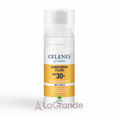 Celenes Sunscreen Dry Touch Fluid SPF 30+   Dry Touch SPF 30+