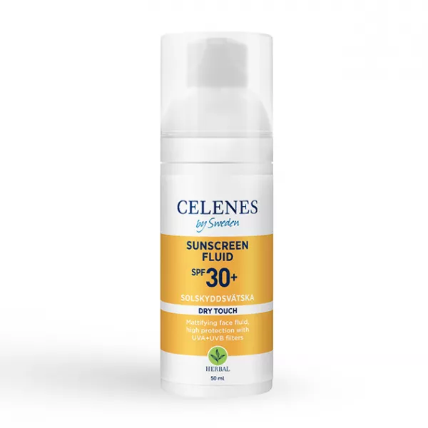 Celenes Sunscreen Dry Touch Fluid SPF 30+ ������������� ����� Dry Touch SPF 30+