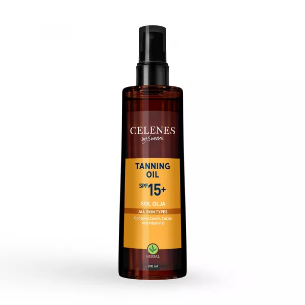 Celenes Tanning Oil SPF15 ��� ��� ������� SPF15