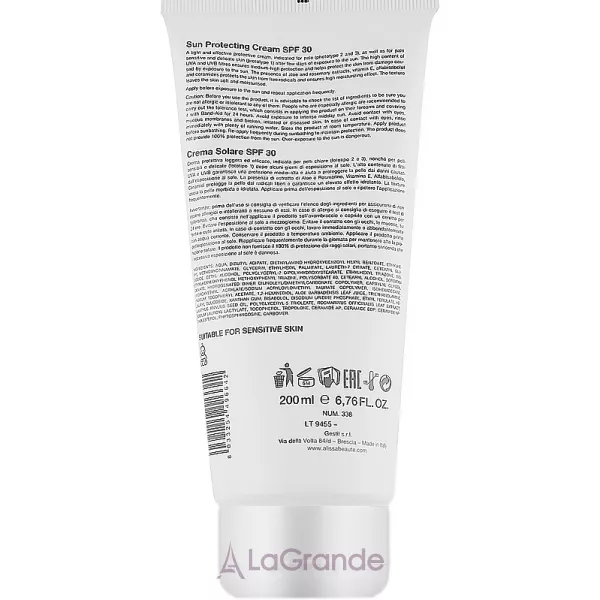 Alissa Beaute Sun Protecting Cream SPF30 ������ � ����������� �������������� ���� ��� ���� � ���� SPF 30