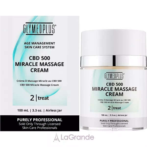GlyMed Plus CBD 500 Miracle Massage Cream �������� ��������������� ���� ��� ������� � ���