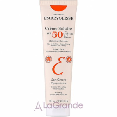 Embryolisse Laboratories Sun Cream SPF 50   