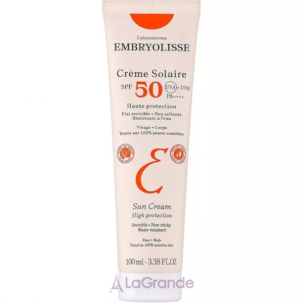 Embryolisse Laboratories Sun Cream SPF 50 ������������� �������������� ����