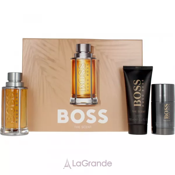Hugo Boss Boss The Scent ���� (�������� ���� 100 �� + ���� ��� ���� 100 �� + ����������-��� 75 ��)