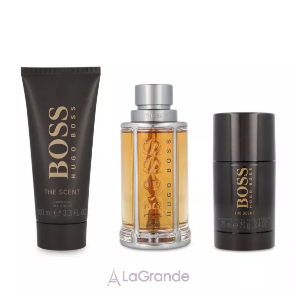 Hugo Boss Boss The Scent ���� (�������� ���� 100 �� + ���� ��� ���� 100 �� + ����������-��� 75 ��)
