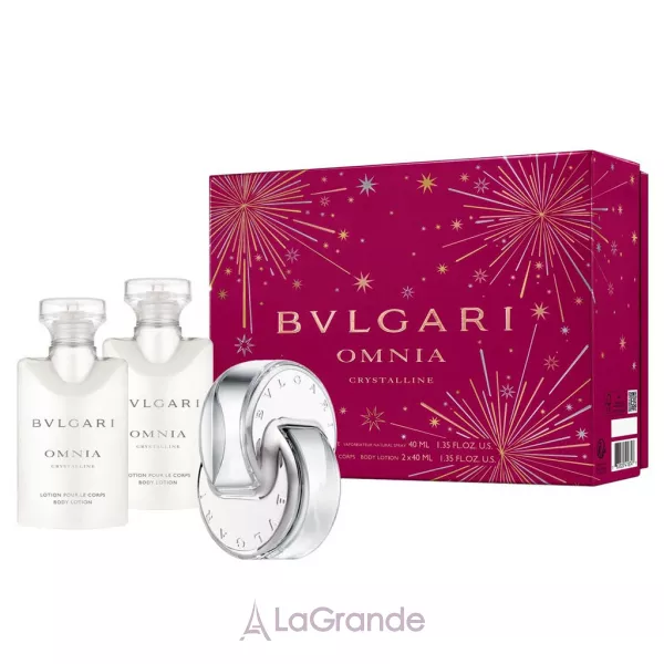 Bvlgari Omnia Crystalline ���� (�������� ���� 40 �� + ������� ��� ��� 2 ������� �� 40 ��)