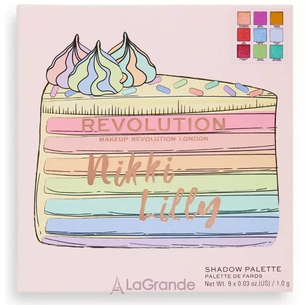 Makeup Revolution X Nikki Lilly Eyeshadow Palette ������� ����� ��� ���