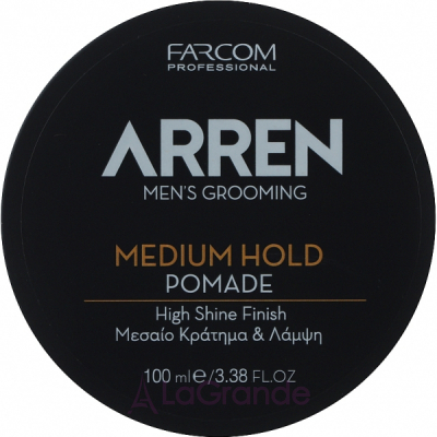 Arren Men's Grooming Pomade Medium Hold      , 