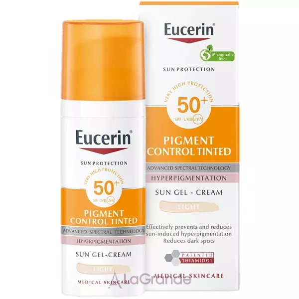 Eucerin Sun Protection Pigment Control Tinted SPF50+ ������������� ����� ����� ���������� � �������� �������