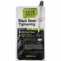 WellDerma Black Bean Tightening Weekly Smart Facial Mask Sheet �������� ����� ��� ���� � ���������� ������ ������