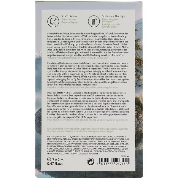 Dr. Spiller Beauty of Nature Instant Effect ��������� ���������� 