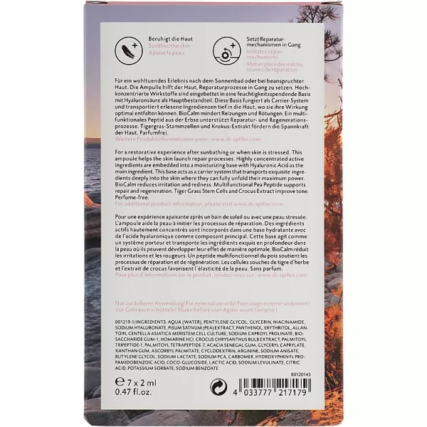 Dr. Spiller Reset Sundown The Repairing Ampoule ��������� ���������� ������������������ ��������