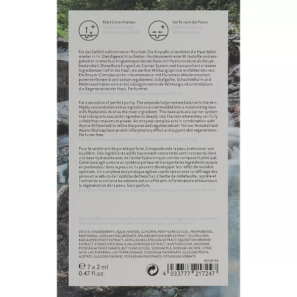 Dr. Spiller Balance Mountain Creek The Purifying Ampoule ��������� ���������� 