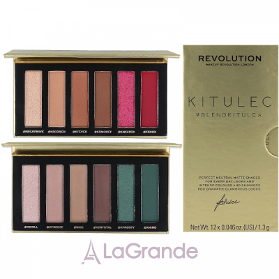 Makeup Revolution Kitulec #BlendKitulca Shadow Palette   2   (2xsh/palette/7.8g)