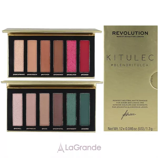 Makeup Revolution Kitulec #BlendKitulca Shadow Palette ����� �� 2 ������� ����� (2xsh/palette/7.8g)