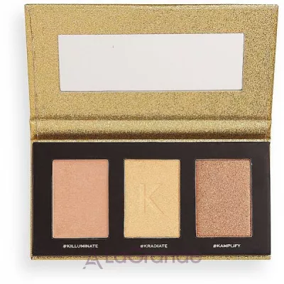 Makeup Revolution Kitulec #GlowKitulca Highlighter Palette   2   (2xhigh/palette/7.5g)