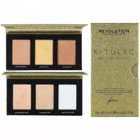 Makeup Revolution Kitulec #GlowKitulca Highlighter Palette ����� �� 2 ������� ����������� (2xhigh/palette/7.5g)