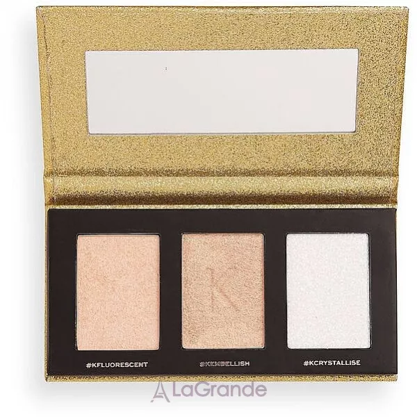 Makeup Revolution Kitulec #GlowKitulca Highlighter Palette ���� � 2 ������� ���������� (2xhigh/palette/7.5g)