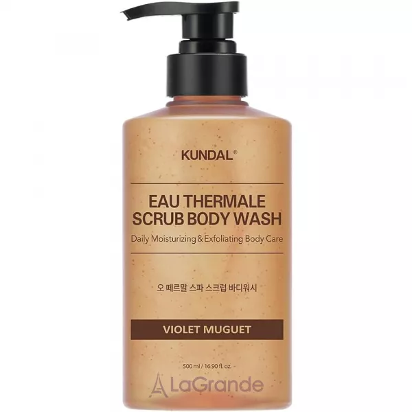 Kundal Eau Thermale Scrub Body Wash Violet Muguet ����-����� ��� ����
