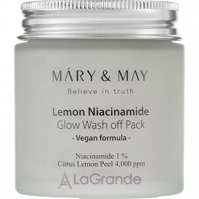 Mary & May Lemon Niacinamide Glow Wash Off Pack        