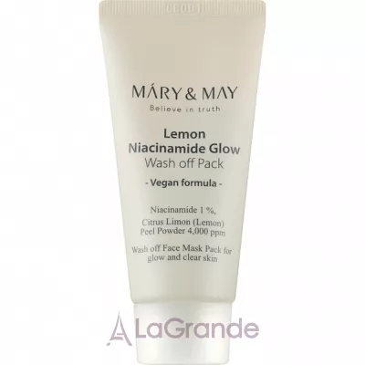 Mary & May Lemon Niacinamide Glow Wash Off Pack        