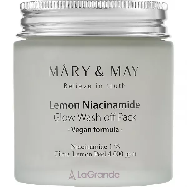 Mary & May Lemon Niacinamide Glow Wash Off Pack ��������� ����� ��� ������������ ���� ���� � ������������