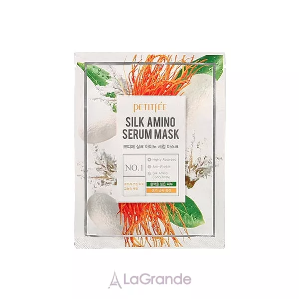 Petitfee & Koelf Silk Amino Serum Mask ����� ��� ���� � ���������� �����