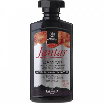 Farmona Jantar Detoxifying Shampoo With Active Charcoal -   