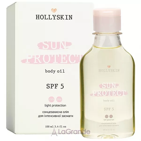 Hollyskin Sun Protect Body Oil SPF 5 �������������� ����� ��� ������������ ������