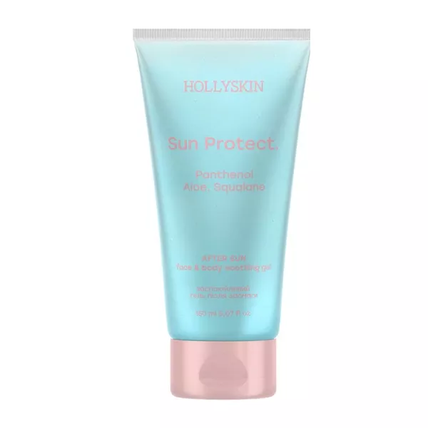 Hollyskin Sun Protect After Sun Face&Body Soothing Gel Aloe + D-Panthenol ������������� ���� ����� ������ � ���� ���� � �-����������