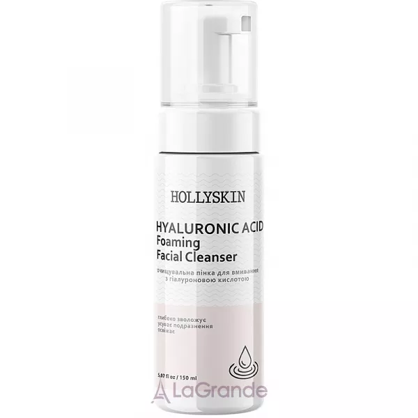 Hollyskin Hyaluronic Acid Foaming Facial Cleanser ��������� ����� ��� �������� � ������������ ��������