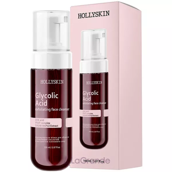 Hollyskin Glycolic Acid Exfoliating Face Cleanser ³����������� ���� ��� ������� � ��������� �������� � ���������� ��������� ������
