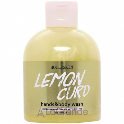 Hollyskin Lemon Curd Hands & Body Wash       Lemon Curd
