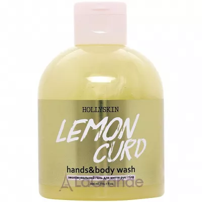 Hollyskin Lemon Curd Hands & Body Wash       Lemon Curd