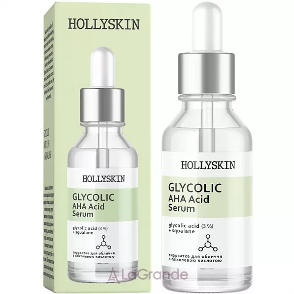Hollyskin Glycolic AHA Acid Serum ��������� ��� ���� �� ������ ���������� �������