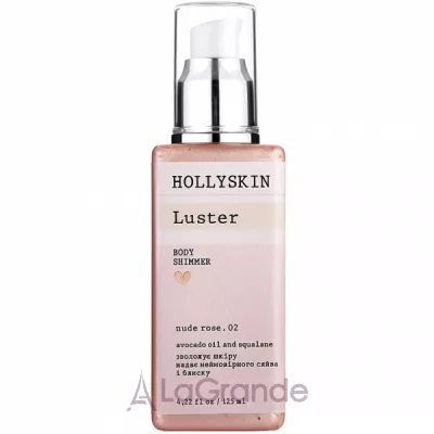 Hollyskin Luster Body Shimmer Nude Rose. 02    