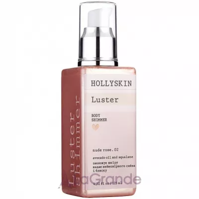 Hollyskin Luster Body Shimmer Nude Rose. 02    